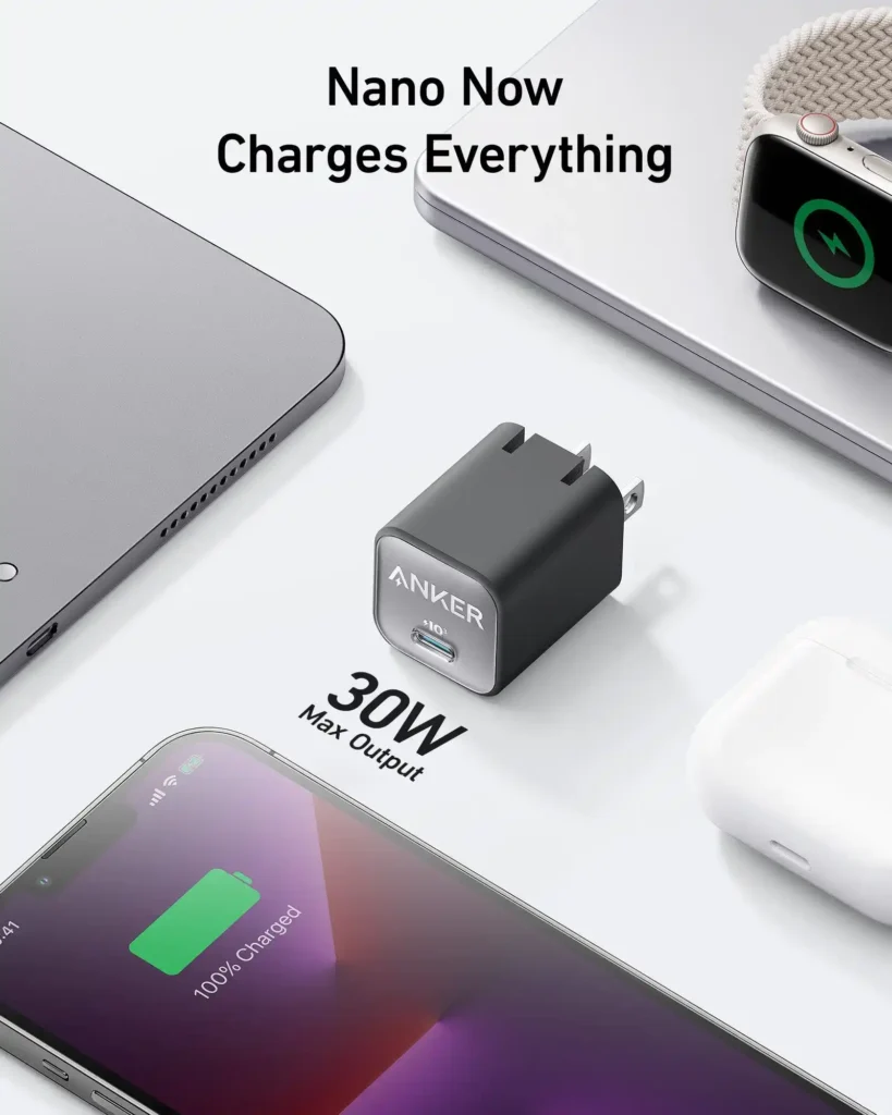 Anker Nano 3 (30W Wall Charger)