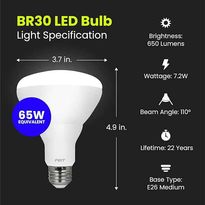 Best LED Bulbs Without Flickering – Top Picks for 2025 5 Feit Electric Enhance LED Bulbs