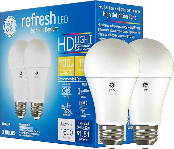 Best LED Bulbs Without Flickering – Top Picks for 2025 3 GE Refresh HD LED Bulbs